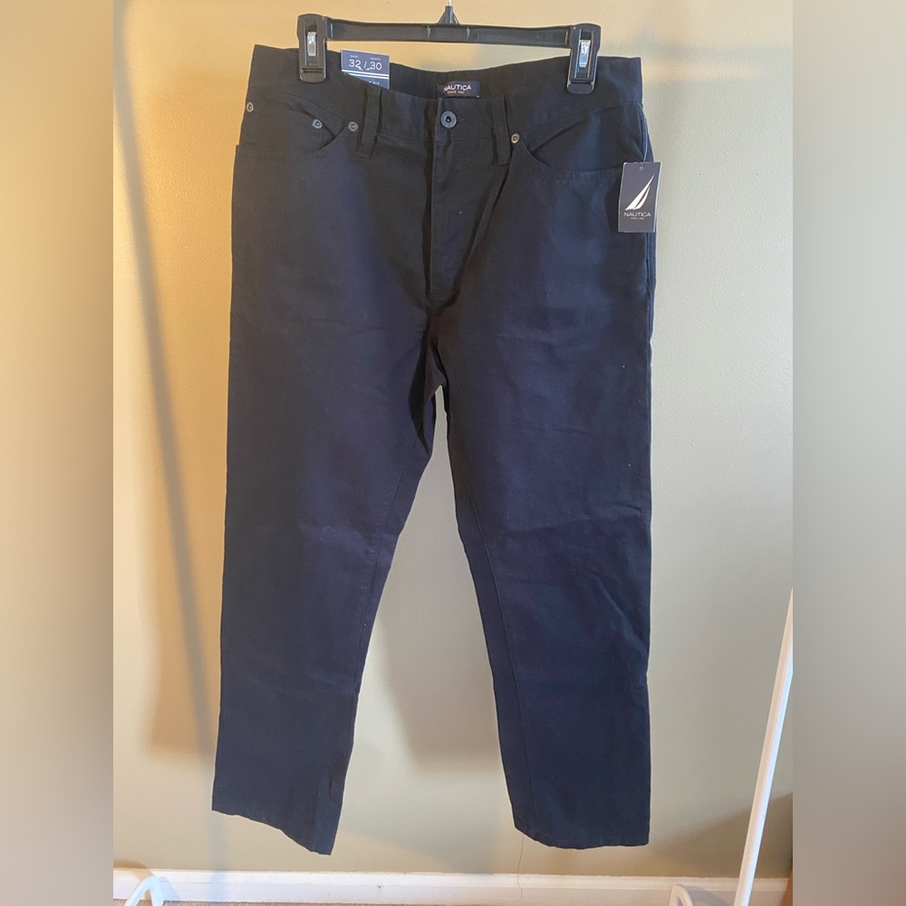 Black mens pants
